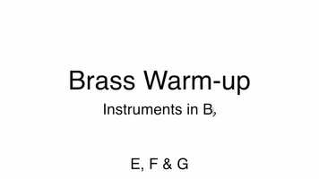 Free download 03 - Brass Warm-up  E F  G video and edit with RedcoolMedia movie maker MovieStudio video editor online and AudioStudio audio editor onlin