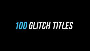 Free download 100 Glitch Titles │ After Effects Version | After Effects Template video and edit with RedcoolMedia movie maker MovieStudio video editor online and AudioStudio audio editor onlin