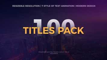 Free download 100 Titles Pack Motion Design video and edit with RedcoolMedia MovieStudio video editor online and AudioStudio audio editor onlin