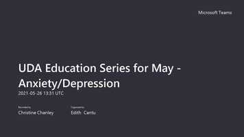 Free download 2021-05-26 May Health Education Series - Anxiety  Depression video and edit with RedcoolMedia movie maker MovieStudio video editor online and AudioStudio audio editor onlin