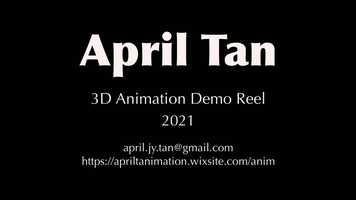 Free download 2021 - April Tan 3D Animation Demo Reel video and edit with RedcoolMedia movie maker MovieStudio video editor online and AudioStudio audio editor onlin