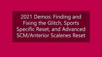 Free download 2021 Demos Finding and Fixing the Glitch, Sports Specific Reset, and Advanced SCM Scalenes Reset video and edit with RedcoolMedia movie maker MovieStudio video editor online and AudioStudio audio editor onlin