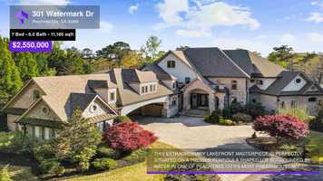 Free download $2,550,000 Single-Family Home for sale - 301 Watermark Dr, Peachtree City, GA - 30269 video and edit with RedcoolMedia movie maker MovieStudio video editor online and AudioStudio audio editor onlin