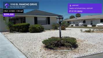 Free download $259,000 Single-Family Home for sale - 1110 EL RANCHO DRIVE, Sun City Center, FL - 33573 video and edit with RedcoolMedia movie maker MovieStudio video editor online and AudioStudio audio editor onlin