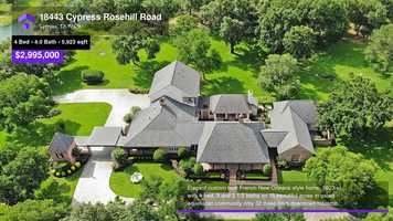 Free download $2,995,000 Single-Family Home for sale - 18443 Cypress Rosehill Road, Cypress, TX - 77429 video and edit with RedcoolMedia movie maker MovieStudio video editor online and AudioStudio audio editor onlin