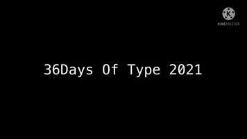 Free download 36 Days Of Type - 2021 Great - Music video and edit with RedcoolMedia movie maker MovieStudio video editor online and AudioStudio audio editor onlin