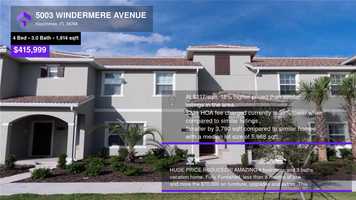 Free download $415,999 Townhouse for sale - 5003 WINDERMERE AVENUE, Kissimmee, FL - 34746 video and edit with RedcoolMedia movie maker MovieStudio video editor online and AudioStudio audio editor onlin