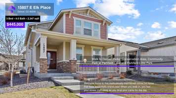 Free download $445,000 Single-Family Home for sale - 15807 E Elk Place, Denver, CO - 80239 video and edit with RedcoolMedia movie maker MovieStudio video editor online and AudioStudio audio editor onlin