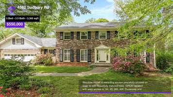 Free download $550,000 Single-Family Home for sale - 4582 Sudbury Rd, Dunwoody, GA - 30360 video and edit with RedcoolMedia movie maker MovieStudio video editor online and AudioStudio audio editor onlin