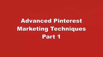 Free download 6-Pinterest Marketing Technique video and edit with RedcoolMedia movie maker MovieStudio video editor online and AudioStudio audio editor onlin