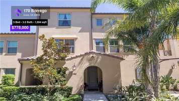 Free download $778,000 Condominium for sale - 170 Borrego, Irvine, CA - 92618 video and edit with RedcoolMedia movie maker MovieStudio video editor online and AudioStudio audio editor onlin