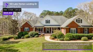 Free download $829,900 Single-Family Home for sale - 165 Lake Horton Landing Dr, Fayetteville, GA - 30215 video and edit with RedcoolMedia movie maker MovieStudio video editor online and AudioStudio audio editor onlin