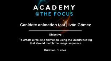 Free download Academy @ The Focus Animation Skills Test adjustments II Ivn Gmez.mp4 video and edit with RedcoolMedia movie maker MovieStudio video editor online and AudioStudio audio editor onlin