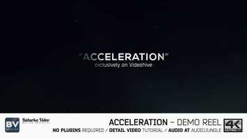 Free download Acceleration // Demo reel | After Effects Project Files - Videohive template video and edit with RedcoolMedia movie maker MovieStudio video editor online and AudioStudio audio editor onlin