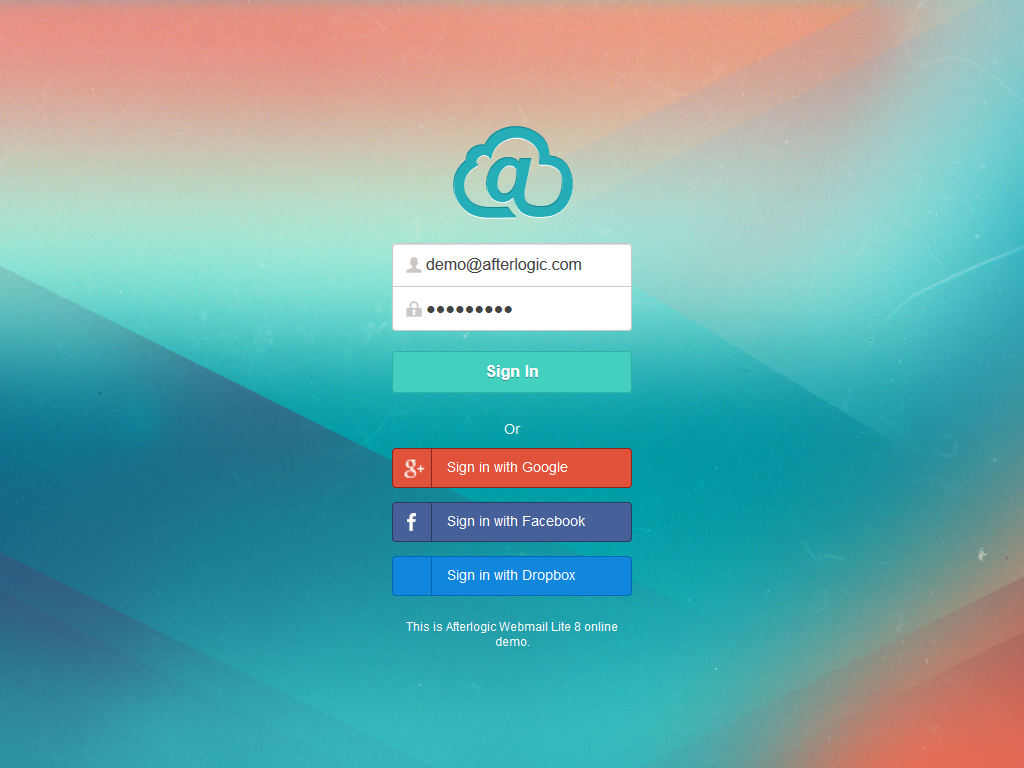 Download web tool or web app AfterLogic WebMail Lite 8