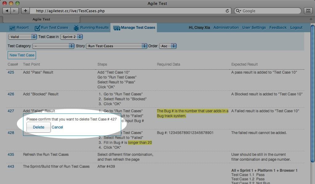 Download web tool or web app Agile Test