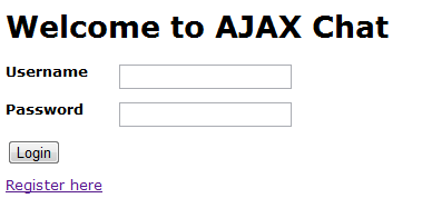 Download web tool or web app Ajax Chat