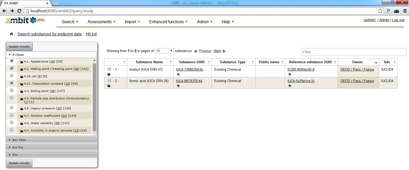 Download web tool or web app AMBIT:Chemical Structure DBWeb Service 