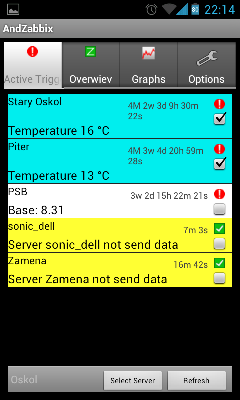 Download web tool or web app andzabbix