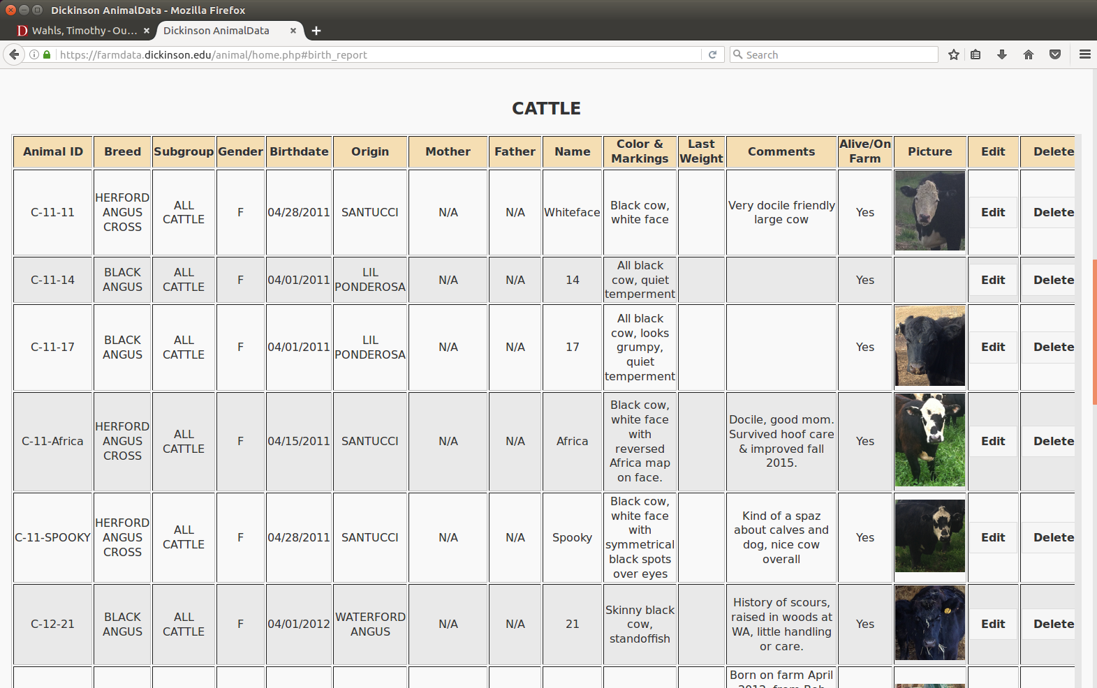 Download web tool or web app AnimalData