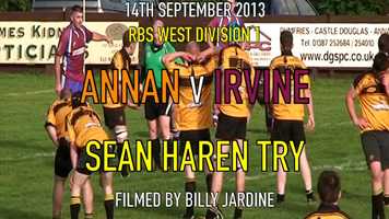 Free download Annan v Irvine 2013 - Sean Haren Try video and edit with RedcoolMedia movie maker MovieStudio video editor online and AudioStudio audio editor onlin