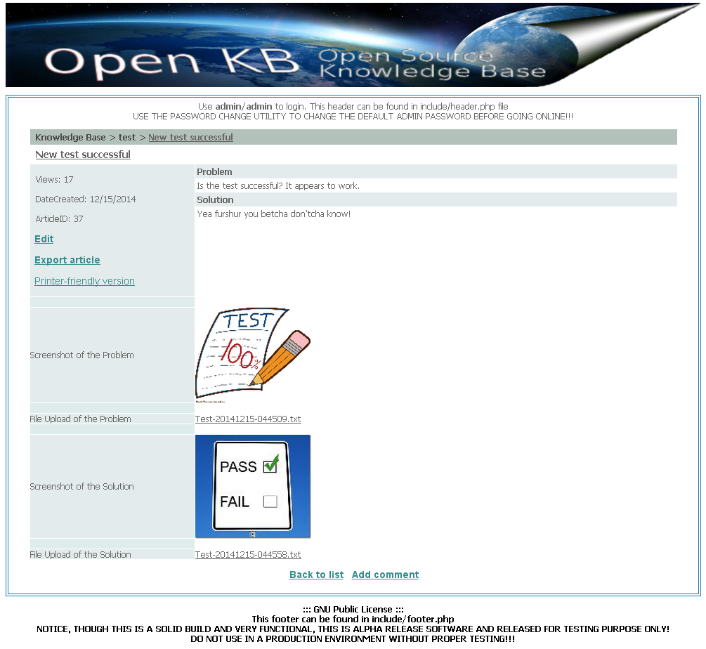 Download web tool or web app An Open Source Knowledge Base System