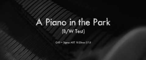 Free download A Piano in the Park (HD) (B/W) video and edit with RedcoolMedia movie maker MovieStudio video editor online and AudioStudio audio editor onlin