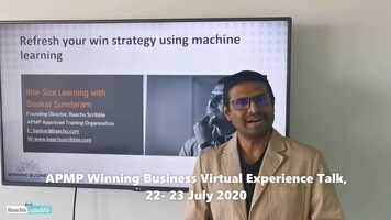 Free download APMP WBVE  Refresh Win Strategy Using Machine Learning by Baskar Sundaram.mp4 video and edit with RedcoolMedia movie maker MovieStudio video editor online and AudioStudio audio editor onlin