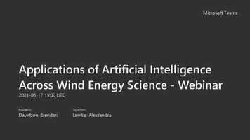 Free download Applications of Artificial Intelligence Across Wind Energy Science - Webinar video and edit with RedcoolMedia movie maker MovieStudio video editor online and AudioStudio audio editor onlin