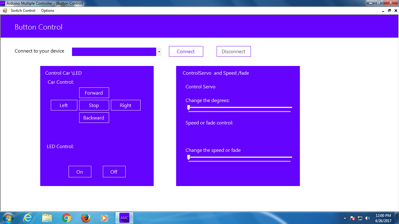 Download web tool or web app Arduino Multiple Controller for Windows