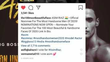 Free download Asim Riaz is Now 5th world most beautiful men | Asim Riaz and Himanshi Khurranas latest  updates video and edit with RedcoolMedia movie maker MovieStudio video editor online and AudioStudio audio editor onlin