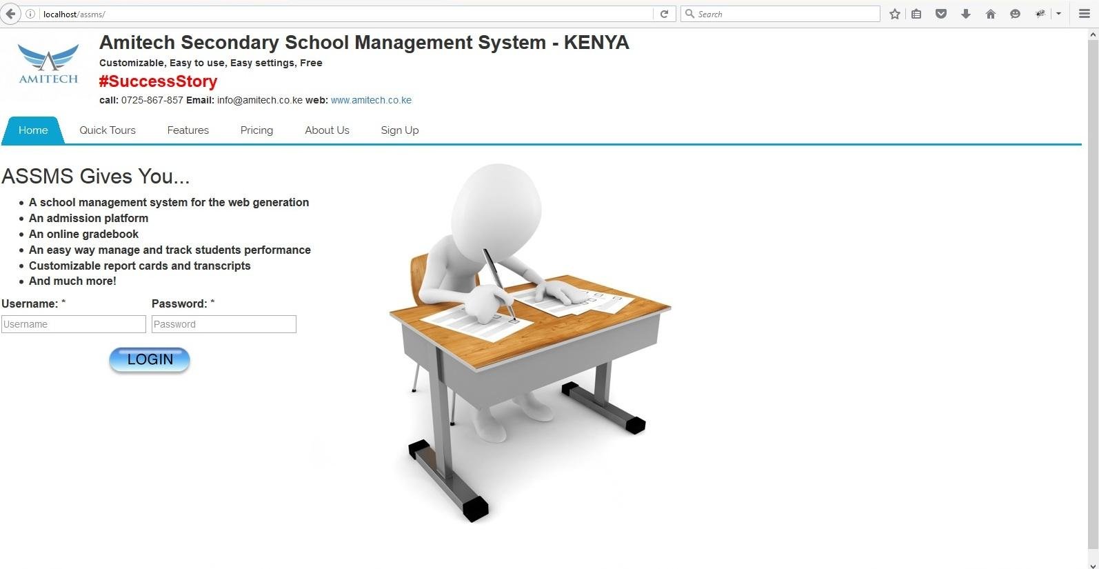 Download web tool or web app ASSMS