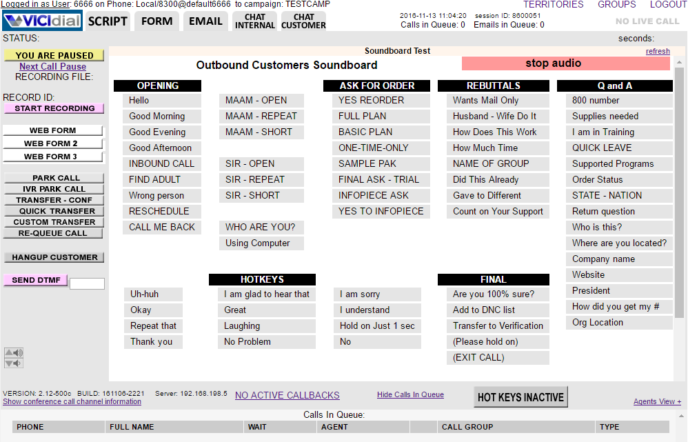 Download web tool or web app Asterisk GUI client, VICIdial