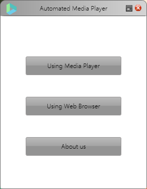 Download web tool or web app Automated Media Player