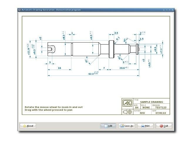 Download web tool or web app Automatic Drawing Generation