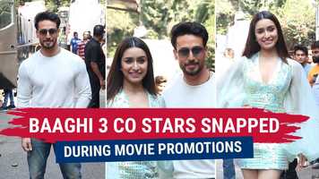 Free download Baaghi 3 co stars Tiger Shroff and Shraddha Kapoor glam it up as they promote their film on a reality show video and edit with RedcoolMedia movie maker MovieStudio video editor online and AudioStudio audio editor onlin