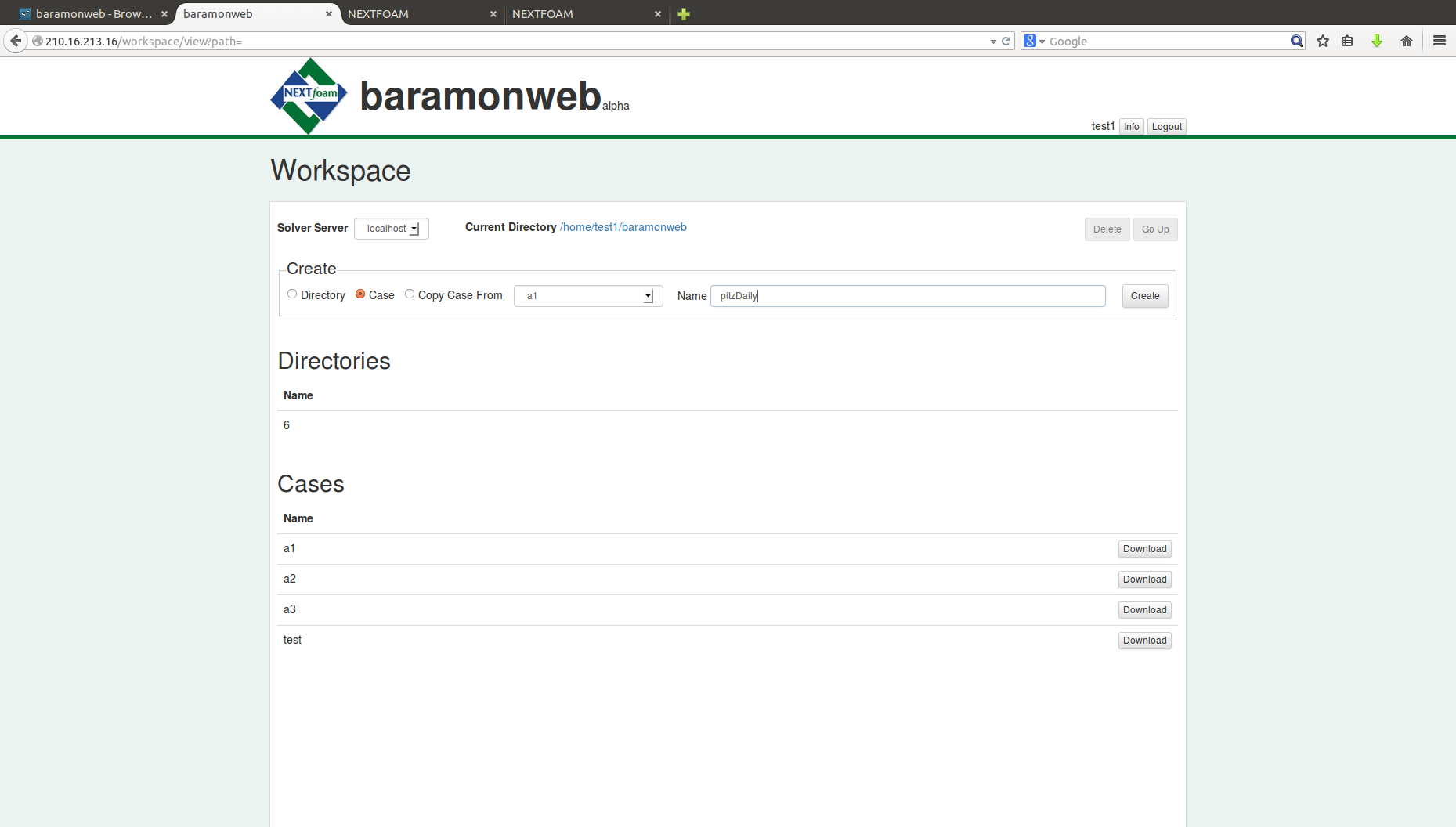 Download web tool or web app baramonweb