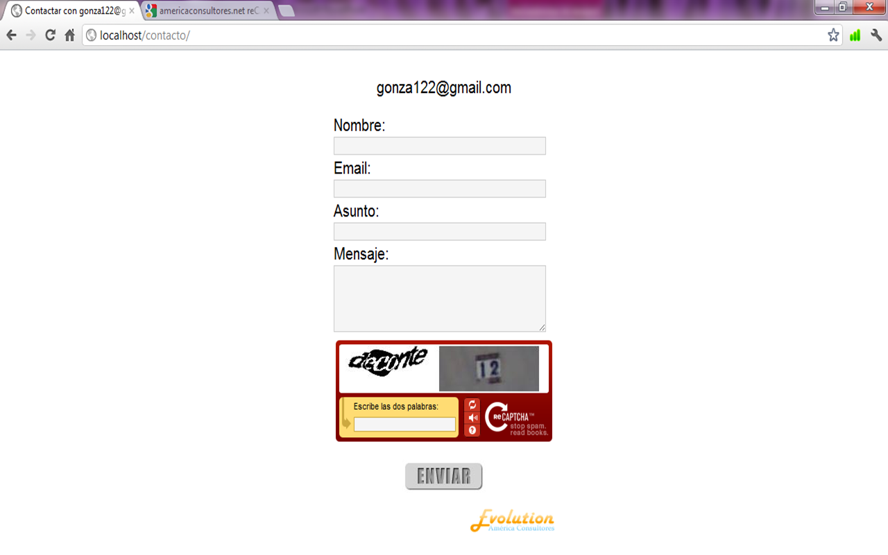 Download web tool or web app Basic Contact Form