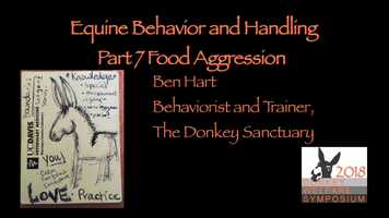 Free download Ben Hart Equine Behavior and Handling Part 7 Food Aggression video and edit with RedcoolMedia movie maker MovieStudio video editor online and AudioStudio audio editor onlin