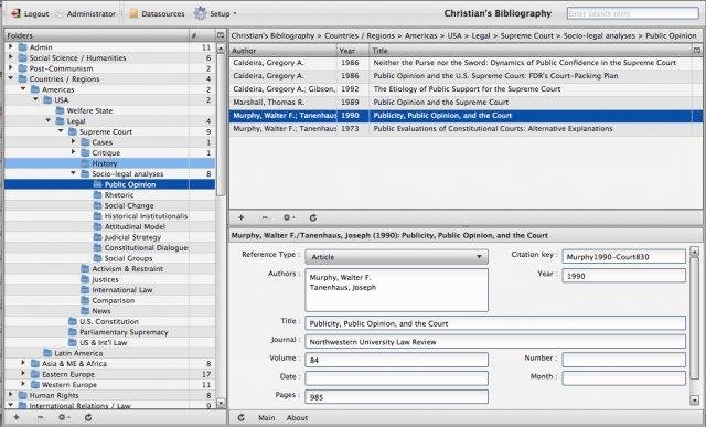 Download web tool or web app Bibliograph