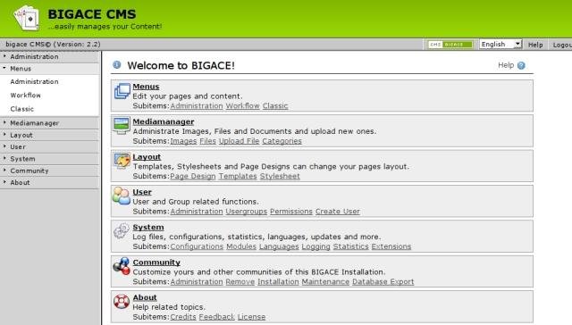 Download web tool or web app BIGACE