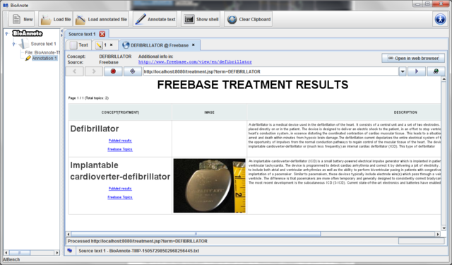 Download web tool or web app BioAnnote