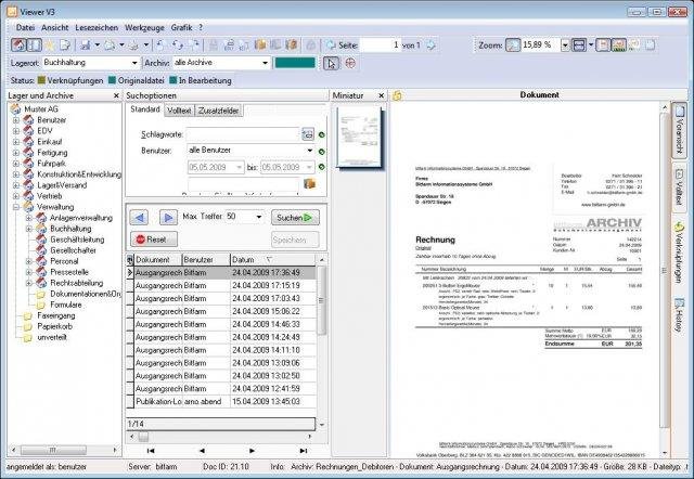 Download web tool or web app bitfarm-Archiv Document Management - DMS