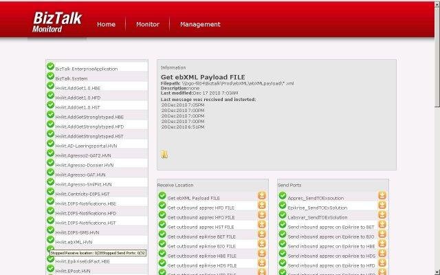 Download web tool or web app BizTalk Monitord