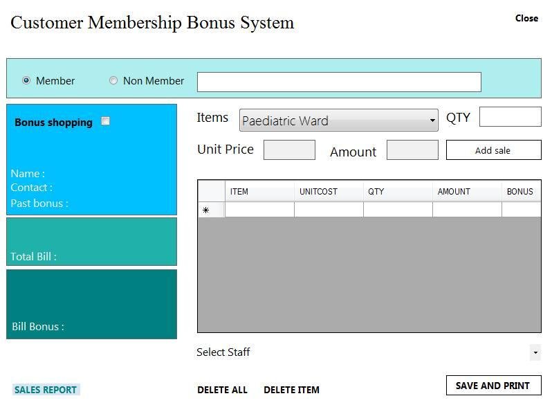 Download web tool or web app BONUS SHOPPING AND MANAGEMENT SYSTEM