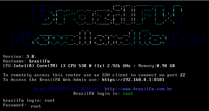 Download web tool or web app BrazilFW Firewall and Router