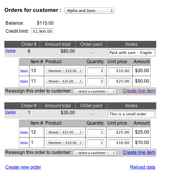 Download web tool or web app BusLogicDemo