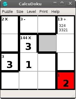 Download web tool or web app CalcuDoku