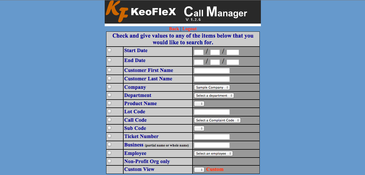 Download web tool or web app Call Manager DK