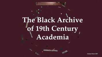 Free download Canaan Brown - The Black Archive of 19th Century - 31 05 21 video and edit with RedcoolMedia movie maker MovieStudio video editor online and AudioStudio audio editor onlin